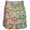 Celine Floral Brocade Mini Skirt in Multicolor Polyester - Céline