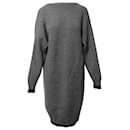 Maison Martin Margiela Knitted Sweater Dress in Grey Wool 