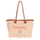 Chanel Pink Tweed Small Deauville Tote 