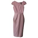 Roland Mouret Sheath Dress in Pink Polyester