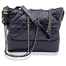 Black Quilted Leather Gabrielle Large Hobo Shoulder Bag - Chanel