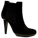 Suede ankle boots with elasticated sides - Bottega Veneta