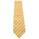 Kenzo Orange & Yellow Checked Tie