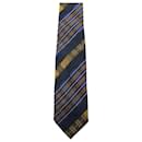 Kenzo Blue & Gold Striped Tie