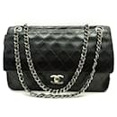 VINTAGE CHANEL CLASSIC TIMELESS HANDBAG BLUE QUILTED LEATHER HAND BAG - Chanel