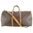 Monogram Keepall Bandouliere 60 Boston Duffle Bag with Strap - Louis Vuitton
