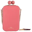 Marc Jacobs The Vanity Crossbody Bag in Pink Leather