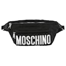 Moschino Quilted Logo Belt Bag