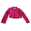 Chanel Pink Matelasse Jacket