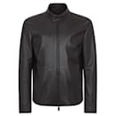 Emporio Armani new men's leather jacket