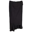 Jupe Midi Roland Mouret en Laine Noire