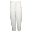 Isabel Marant Cropped Trousers in Ivory Acetate