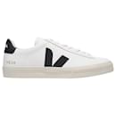 Campo Sneakers in White and Black Chromefree Leather - Veja