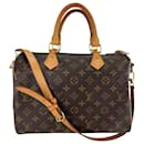 Louis Vuitton Louis Vuitton Hand Bag Speedy 30 Bandouliere Monogram Satchel With Insert A1013 