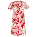Marni Clematis T-Shirt Shift Dress in Floral Print Cotton
