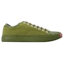 Ballow Soft Tumbled Tag M in Green Canvas - Acne