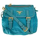 Blue Nylon Prada Crossbody Bag