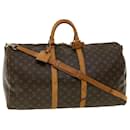 Louis Vuitton Monogram Keepall Bandouliere55 Boston Bag M41414 LV Auth bs2116
