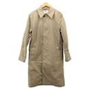 **Acne Studios (Acne) Filling stain collar coat/44/polyester/beige/stains