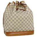 LOUIS VUITTON Damier Azur Noe Shoulder Bag N42222 LV Auth yk5082 - Louis Vuitton