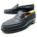 JM WESTON SHOES 180 Church´s Loafers 6D 40 IN BLUE LEATHER + LOAFERS - JM Weston