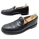 ALDEN LOAFERS 10a 44 BLACK CORDOVAN LEATHER BOX LEATHER LOAFERS - Autre Marque