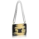 Louis Vuitton Black/Gold Leather Twist PM Handbag Limited Edition