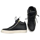 Giuseppe Zanotti sneakers high top in black leather