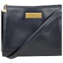 CHRISTIAN DIOR Bolso de Hombro Ajustable de Cuero Negro Auténtico Usado - Christian Dior