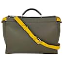 FENDI SELLERIA large mens Peekaboo Iconic Essential Messenger Briefcase Preowned - Fendi