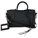 BALENCIAGA Tote Hardware Perforated S City Black Leather Shoulder Bag Preowned - Balenciaga