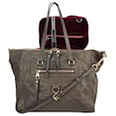 LOUIS VUITTON Ombre Lumineuse PM Brown Empriente Leather 2 Way Shoulder Bag Preowned - Louis Vuitton