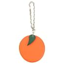 Orange x Green Fresh Squeezed Orange Fruit Charm Pendant - Hermès