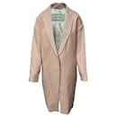 by. Malene Birger Fiurica Oversized Piqué Coat in Pink Polyester - By Malene Birger