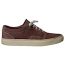 Common Projects Lace Up Sneakers in Brown Suede - Autre Marque