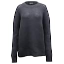Prada Chunky Knit Sweater in Black Virgin Wool