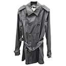 Burberry Trench Léger en Polyester Gris