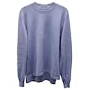 Givenchy Sweater with Star Detail in Light Blue Wool