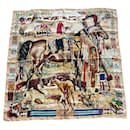 Hermes “les cheyennes” silk scarf - Hermès