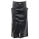 Etoile Isabel Marant Midi Skirt in Black Polyurethane - Isabel Marant Etoile