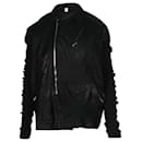 Rick Owens Moto Jacket in Black Leather