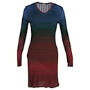 Missoni Chevron Knit Dress in Multicolor Viscose 