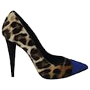 Giuseppe Zanotti Pointed Heels in Animal Print Suede