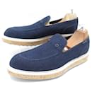 NEW LOUIS VUITTON SHOES 8 42 NEW SNEAKERS SHOES BLUE DENIM SNEAKERS - Louis Vuitton