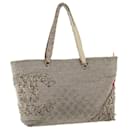 CHANEL Cambon Line Tote Bag Pink Gray CC Auth am3204 - Chanel