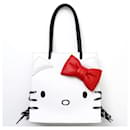 *BALENCIAGA × HELLO KITTY Leather Handbag White 2WAY Shoulder Barneys Buy Balenciaga Hello Kitty Women's