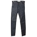Victoria Beckham Straight-Cut Japanese Denim Jeans in Blue Cotton
