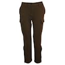 Brown Pants with Cargo Pockets - Alexander Mcqueen