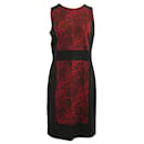 Black and Red Leopard Print Shift Dress - Michael Kors