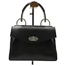 Proenza Schouler  Hava Top Handle Bag in Black Leather